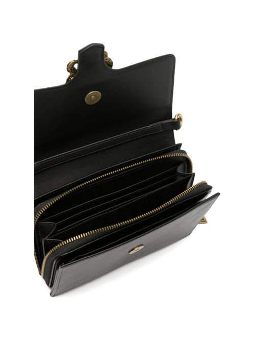 Borsa donna Just Cavalli nera con catena e fibbia logo JUST CAVALLI | 80RA5PA6ZSA89899